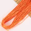 Banda elástica redonda de 0.8-2.0 mm, cordón elástico de látex colorido para joyería, manualidades hechas a mano y pulseras