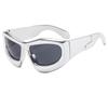 Gafas de Sol Hip Hop Estilo Americano para Hombre 2024 Nuevo Estilo Chicas Hot Gafas de Sol Cool Street Shot para Mujer Anti-ultravioleta Gafas Electrochapadas