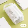 Bolsa de almacenamiento de malla, mini bolsa con cremallera, bolsa de maquillaje, monedero y llavero de gran capacidad, tarjetero portátil, bolsa para lápiz labial