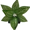 [Hojas de Bambú de Malla Pequeñas de 9 Cabezas] Plantas Verdes Simuladas de Hojas Grandes, Flores Artificiales, Plantas Verdes Artificiales, Paredes de Plantas Simuladas, Paredes de Plantas Verdes y Céspedes