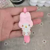 Lindo Dibujo Animado Goma Suave Pinza de Pico de Pato Sanrio Dulce Perro Canela Pinza para el Cabello Melody Pinza Lateral para Maquillaje para Niñas