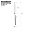 Conjunto criativo de talheres estilo ocidental para faca de bife e garfo de frutas com cabo de bola de junção de bambu, faca, garfo e colher de aço inoxidável atacado