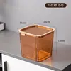 Papelera de escritorio, una opción elegante y de alta calidad para uso doméstico, con un diseño de anillo decorativo, adecuada para cocinas, salas de estar, dormitorios y oficinas; simple y de gran capacidad