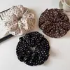 Goma de pelo retro floral estampada, Cinchuelo versátil estilo coreano, Accesorio para el cabello de chica artística, Nueva banda elástica