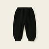 Pantalones para niños con forro polar Invierno Pantalones gruesos de color sólido para niños Pantalones casuales sueltos cálidos de una pieza para mujer y bebé