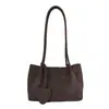 Bolso tote tejido vintage para mujer, nuevo bolso de hombro de gamuza de gran capacidad para otoño e invierno 2026, bolso de mano versátil de alta gama