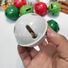 6cm Estrella de Cinco Puntas Pintada Mascota Colgante Campana Bolsa Llavero Accesorios DIY Decoración Navideña Plástico