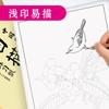 Introducción a la pintura china Dibujo lineal Pintura tradicional china Copia de álbum de imágenes Dibujo lineal Álbum de imágenes Dibujo a mano para niños de primaria Dibujo