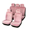 Transfronterizo Nuevo Más Vendido Invierno Cálido Color Puro Felpa 5 Plazas Universal Cubierta de Cojín para Asiento de Coche Amazon TEMU