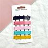 Clip de Palabra de Color Mate Clip Lateral Corea 20 pulgadas Color Caramelo Clip para Flequillo Celebridad de Internet Hyun-a Pasador Adorno para el Cabello Femenino