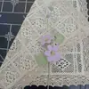 Flor de lã feita à mão Flor de tung de crochê DIY Flor eterna finalizada à mão Presente criativo para o dia dos namorados e professores