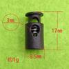 Hebilla de Cuerda Plástica 8.5 mm Cilíndrica Longitud 17 mm Plástico del Fabricante Se Puede Usar para Hacer Agujas de Inspección Coloridas y Hebillas de Resorte