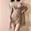 Lencería Sexy, Pijamas, Estilo Pura Lujuria, Traje Sexy, Encaje Transparente, Encantador, Tentador, Tirantes Mariposa Apasionados