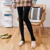 Pantalones Base Transparentes Negros Cruzados de Fuente, Pantalones Ajustados Forrados de Polar para Mujer, Mallas Calientes Falsas Semitransparentes Dropshipping