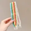 Parche de Flequillo Tejido, Parche Mágico para el Cabello, Pinza para el Cabello Floral Francesa, Parche Dulce para el Cabello, Diadema para Lavarse la Cara, Diadema