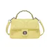 2025 Verão Nova Bolsa Pequena Quadrada Design de Nicho Bolsa de Mão Feminina Losango Moda High-End Versátil Bolsa Transversal