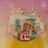 Ímãs de geladeira de Guiyang, lembrancinhas turísticas cênicas, ímãs de geladeira de metal com marcos da cidade, produtos culturais e criativos no atacado, presentes