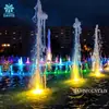 Piscina de proyecto de instalación transfronteriza de comercio exterior nacional, fuente con forma especial, plaza, parque, fuente rítmica, paisaje de hotel
