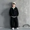 Conjunto de Ropa de Otoño para Niños 2026 Nuevo Elegante Ropa Deportiva para Niños Mayores, Conjunto de Sudadera de Dos Piezas para Otoño Primavera y Otoño para Niños