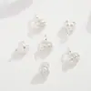 Nuevo Artículo de Cadena Hecho a Mano DIY Color Oro Verdadero Hebilla de Unión de Eslabón de Vaina Hebilla Clip de Conexión de Joyería Chapado en Cobre 18K Accesorios