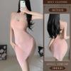 Yiyue lencería sexy pijamas de deseo puro tirantes calientes perspectiva dividida tentación camisón uniforme de quita y pon gratis 8679