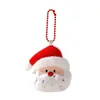 Pingente de Pelúcia de Natal Original, Chaveiro Fofo de Velhinho e Boneco de Neve, Decoração de Bolsa, Presente de Boneca Venda por Atacado