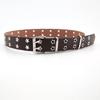 Estilo Punk Estrella Doble Pechera Cinturón Estilo Coreano Jeans Moda Cinturón Decorativo para Pantalón Cinturón Ojo de Pollo Venta al por Mayor en Stock