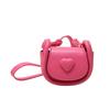 Bolso para Mujer Bolso Nuevo 2023 Moda Coreana Chica Nicho Forma de Corazón Bolso de Hombro Cruzado Padre-Hijo Comercio Exterior Bolso tipo Silla de Montar