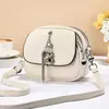 Bolso Pequeño Redondo con Borlas Estilo Nuevo 2025 Transfronterizo, Bolso de Hombro, Bolso Cruzado, Bolso Pequeño de Moda para Mujer, Bolso de Moda
