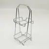 Estante Metálico para Esponjas de Polvo con Cojín de Aire Estante de Almacenamiento para Huevos de Maquillaje de Belleza Estante para Esponjas de Polvo Huevo de Polvo Estante de Exhibición de Cristal Antiguo Mineral