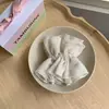 Anillo para el cabello con pliegues de encaje suave estilo coreano para el intestino grueso, banda de goma para el cabello de alta calidad para mujer, cuerda para la cabeza, cuerda para el cabello de gran tamaño