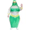 Disfraz Inflable de Payaso de Halloween para Adulto, Disfraz de Personaje de Dibujos Animados, Accesorios para Actuación en Fiesta Navideña, Cosplay