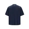 Rumeng 2026 Verano Sencillo Bordado Cuello Redondo Manga Corta Unisex Marca de Moda Holgado Casual Versátil Transpirable Camiseta Top