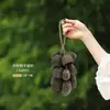 Nuevo colgante de bolsa de cuentas de semillas que cumple deseos estilo chino, llavero de Bodhi natural tejido a mano, decoración artística retro para bolsa