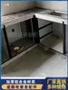 Columnas para Gabinete de Azulejos, Ranuras de Aleación de Aluminio Negra Engrosada, Juego Completo de Accesorios, Tubos de Ranura Grande, Tiras de Sellado de Bordes, Juego Completo de Piezas