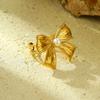 Europa y Estados Unidos INS tendencia viento moda transfronteriza explosivos oro de 18 quilates acero de titanio temperamento combinable joyería de perlas de mariposa de alta gama