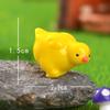 Mãe e Filho de Pintinho Simulados Suculentas Musgo Micro-Paisagismo Jardinagem DIY Artesanal Acessórios Artesanato em Resina Enfeites
