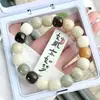 Pulsera Bodhi Tradicional Multigemas Naturales Color Humo para Estudiantes Mujeres, Cuentas Suaves de Semilla de Bodhi para Envolver el Dedo, Cuentas de Oración de Raíz de Bodhi