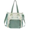 Bolsa de Dolor de Gato Lindo, Bolsa de Moda, Dulce Bolsa Bidimensional Transparente Cruzada de un Hombro, Bolsa de Tutoría para Estudiantes