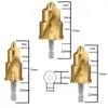 Broca PPR con Punta Aguda para Perforación Eficiente, Instalación de Tubería de PVC, Ampliación de Agujeros, Broca Recubierta de Titanio, Broca Escalonada, Taladro de Percusión