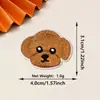 Patches Bordados de Cachorro Animal Cartoon Fofo Patches Adesivos Termofusíveis para Pets para Decoração de Roupas, Chapéus e Bolsas