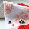 Juego de 3 Alfombrillas Absorbentes para Baño Personalizadas de Flocado, Felpudo Antideslizante para Baño, Felpudo para Puerta de Entrada, Alfombrilla para Inodoro Transfronteriza