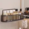 Prateleira de Armazenamento para Banheiro, Montada na Parede, Sem Furos, Prateleira de Armazenamento para Vaso Sanitário