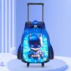 Mochila Escolar con Ruedas de Spider-Man para Estudiantes de Primaria y Niños de 6 a 12 Años, Carrito Escolar con Ruedas para Jardín de Infancia
