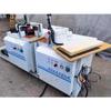 Maquinaria eléctrica para carpintería, máquina rectificadora y recortadora de esquinas de mesa de comedor de dos cabezales, máquina rectificadora de esquinas para placas de muebles de decoración del hogar
