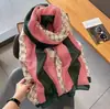 Estilo K de Lenço Versátil com Letras Oversized para Primavera e Outono com Toque de Algodão e Linho Xale de Inverno para Mulheres Literárias Lenço de Seda Coreana para Mulheres
