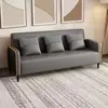 Sofá moderno minimalista para pequenos escritórios, tecido resistente a arranhões de gato e fácil de limpar, disponível em opções de dois e três lugares para salas de estar, lojas de roupas e apartamentos de aluguel