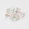 Colgante de color sólido plateado con cuentas de orquídea lirio luminoso cadena para teléfono móvil cuentas sueltas con agujero recto material decorativo accesorios para joyería DIY