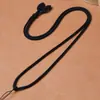 Corda para Colar Artesanal DIY Fina de 3mm, Ajustável para Homens e Mulheres, Adequada para Pingentes e Charms de Jade, Cordão para Clavícula, Disponível em Várias Cores, Atacado