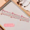 Uñas de los piesWearables para Uñas de los Pies de Verano, Piezas de Uñas Pre-Hechas, Piezas de Uñas Ojo de Gato Arcoíris Aurora Hielo Transparente
